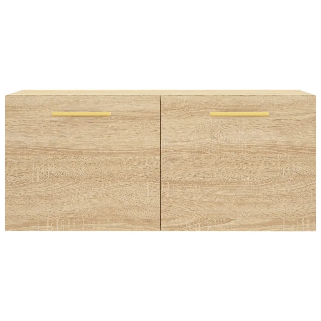 Mobile a Parete Rovere Sonoma 80x36,5x35 cm Legno Multistrato 830063