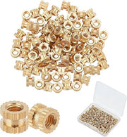 120 set di viti a messa M3 x 4 x 5 per componenti 3D metriche - Set di viti a messa per ottimizzare l'adesione all'acetato.