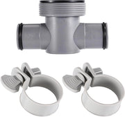Set di connettori T per filtro per piscine - compatibile con O-Ring e valvole - accessori di ricambio per piscine - 3 pezzi
