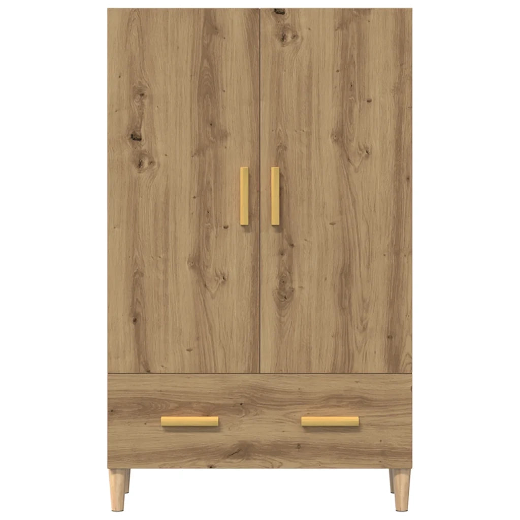 Credenza Rovere Artigianale 70x31x115 cm in Legno Multistrato 856915