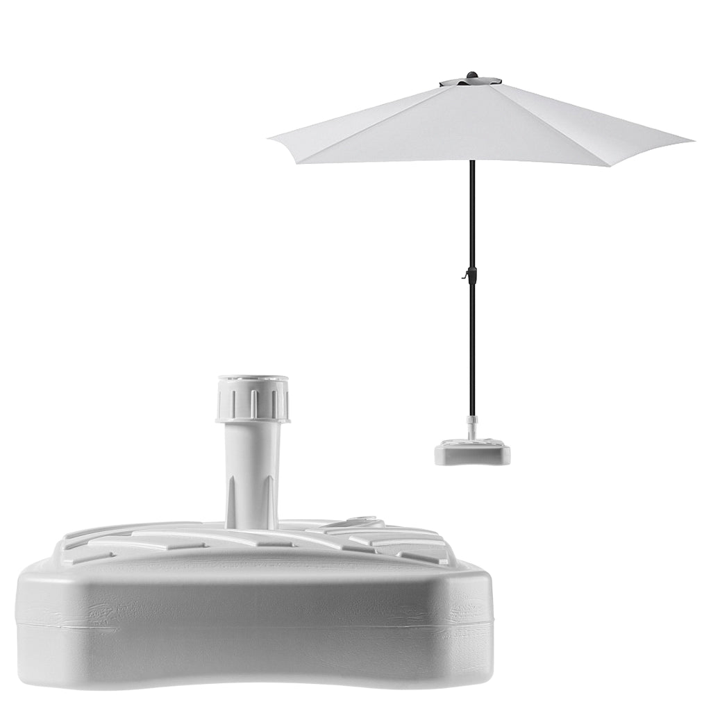 Base per ombrellone KADAX, supporto per ombrellone da giardino, quadrato, 39 cm, peso