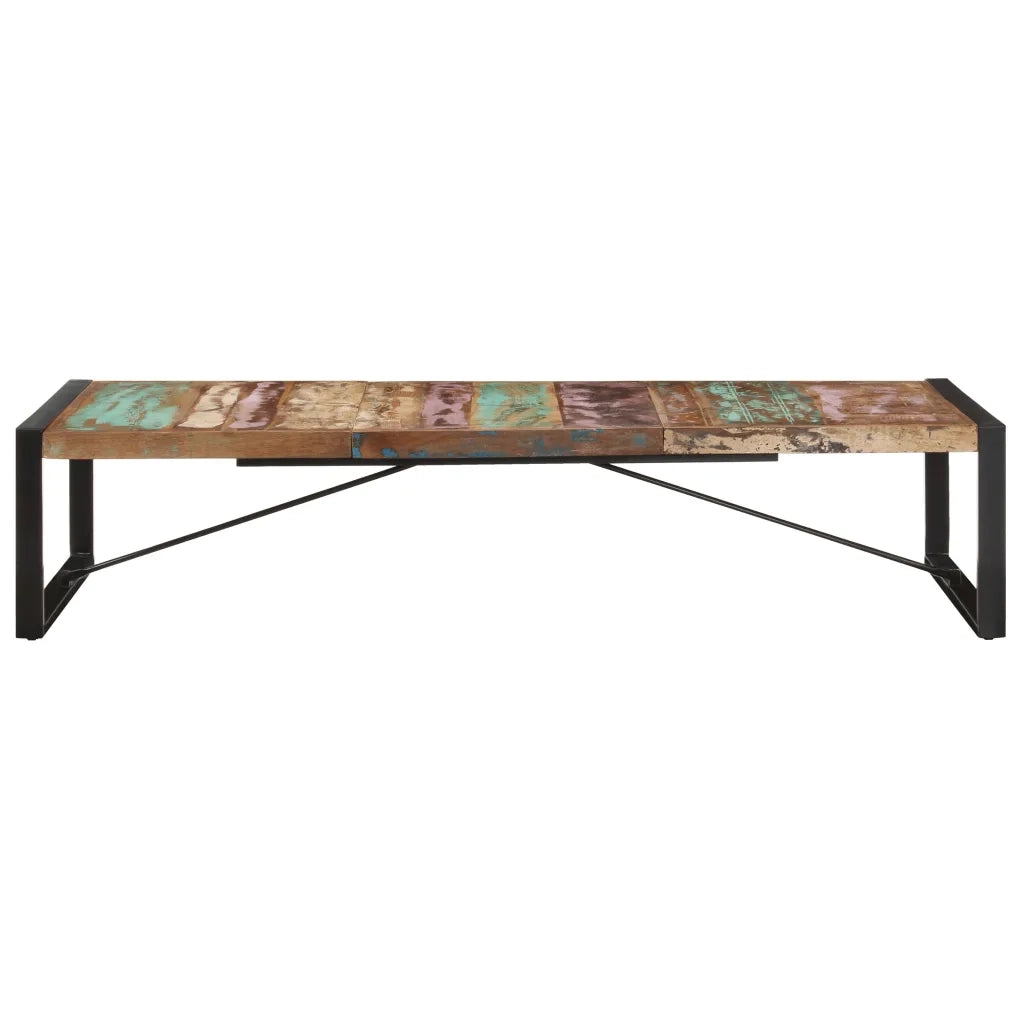 Tavolino da Salotto 180x90x40 cm in Legno Massello di Recupero 321589