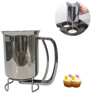 Dispensatore di accessori in acciaio inossidabile - accessori dispenser - Creazioni perfette di dolci, pancake e wafel - accessori per porte - Duraturo, Preciso, Facile