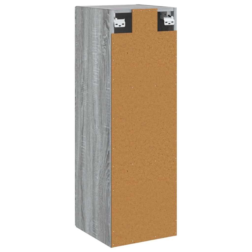 Mobiletto da Bagno a Muro Sonoma grigio 33 x 34,5 x 100 cm 890658