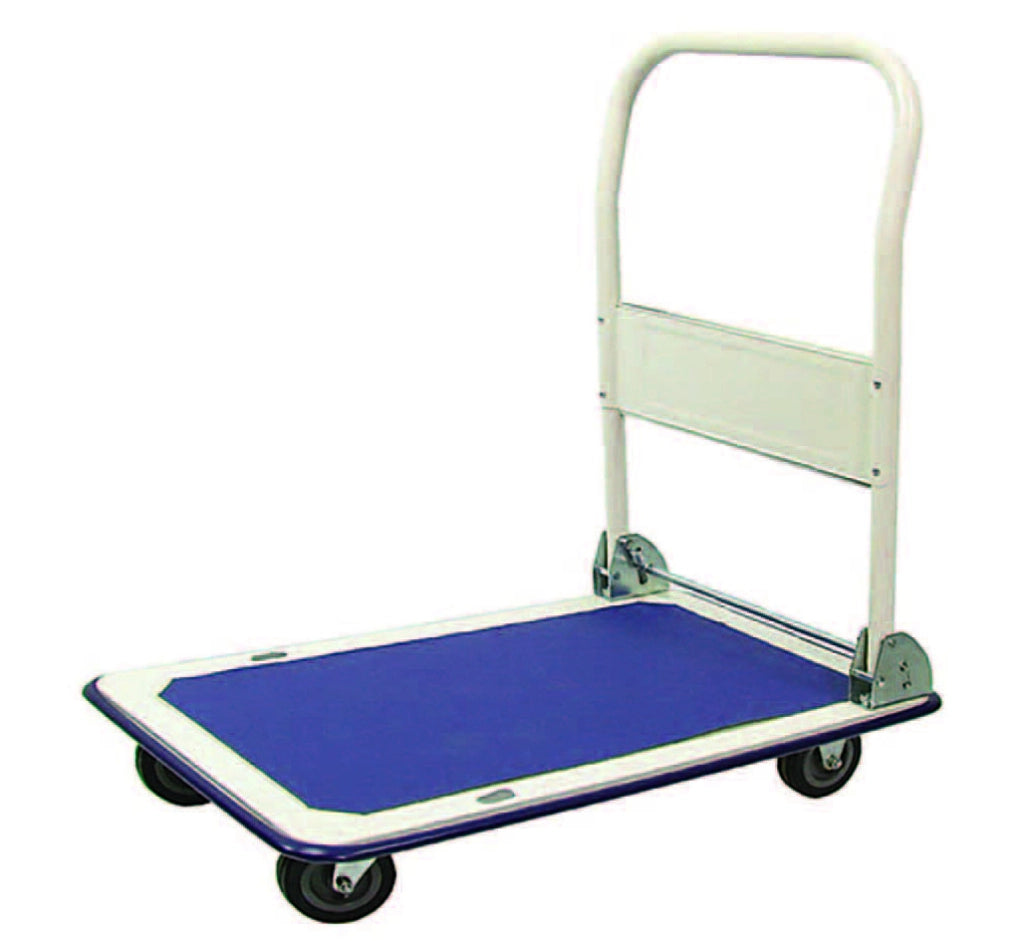 CARRELLO PORTATUTTO A 4 RUOTE MANUBRIO PIEGHEVOLE PORTATA KG.150    ALTE