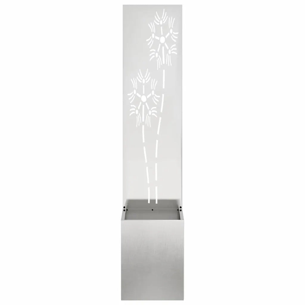 Schermo per privacy in giardino Floreale Argento 32 x 150 cm CFW5370197