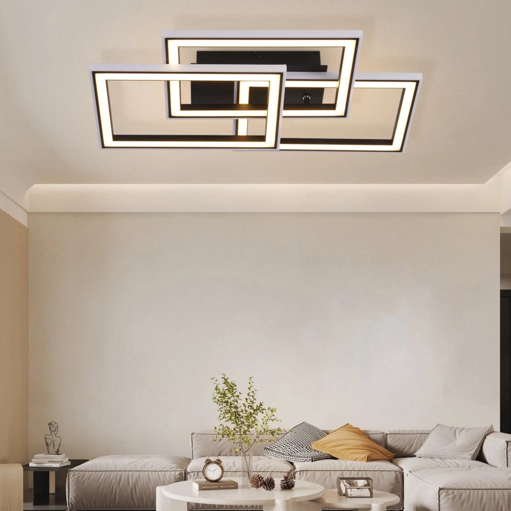 ZMH Lampada da soffitto plafoniera LED RGB dimmerabile cambio colore telecomando