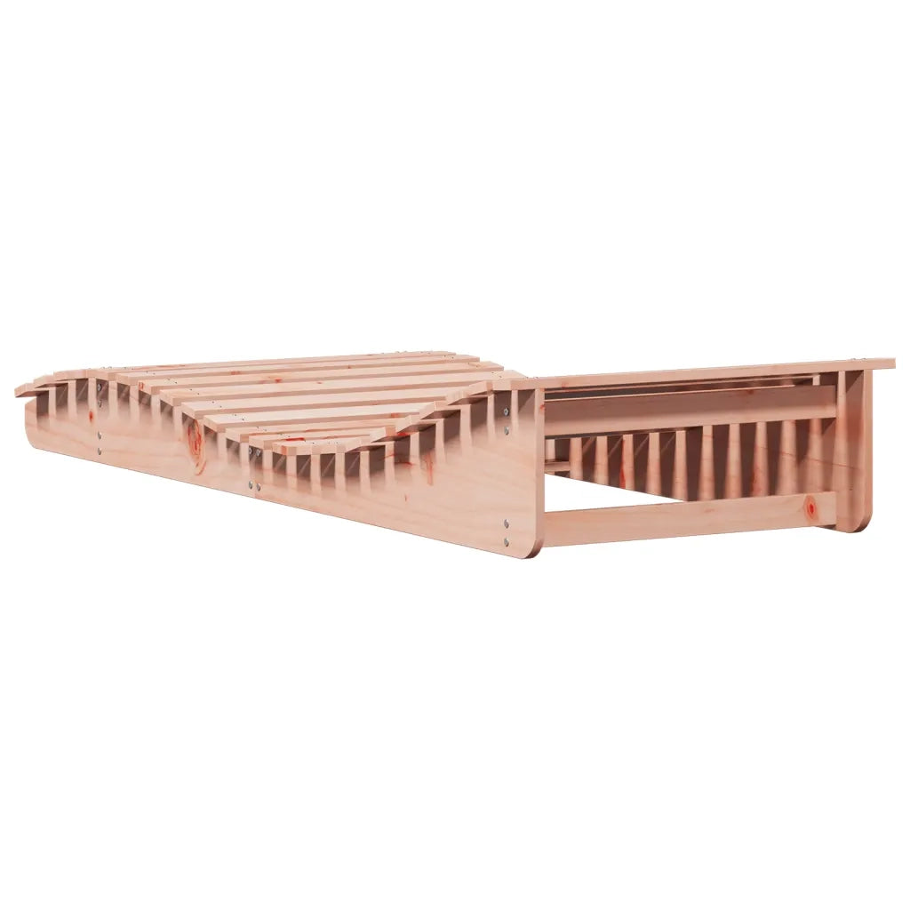 Lettino Prendisole 205x80x31,5 cm in Legno Massello di Douglas