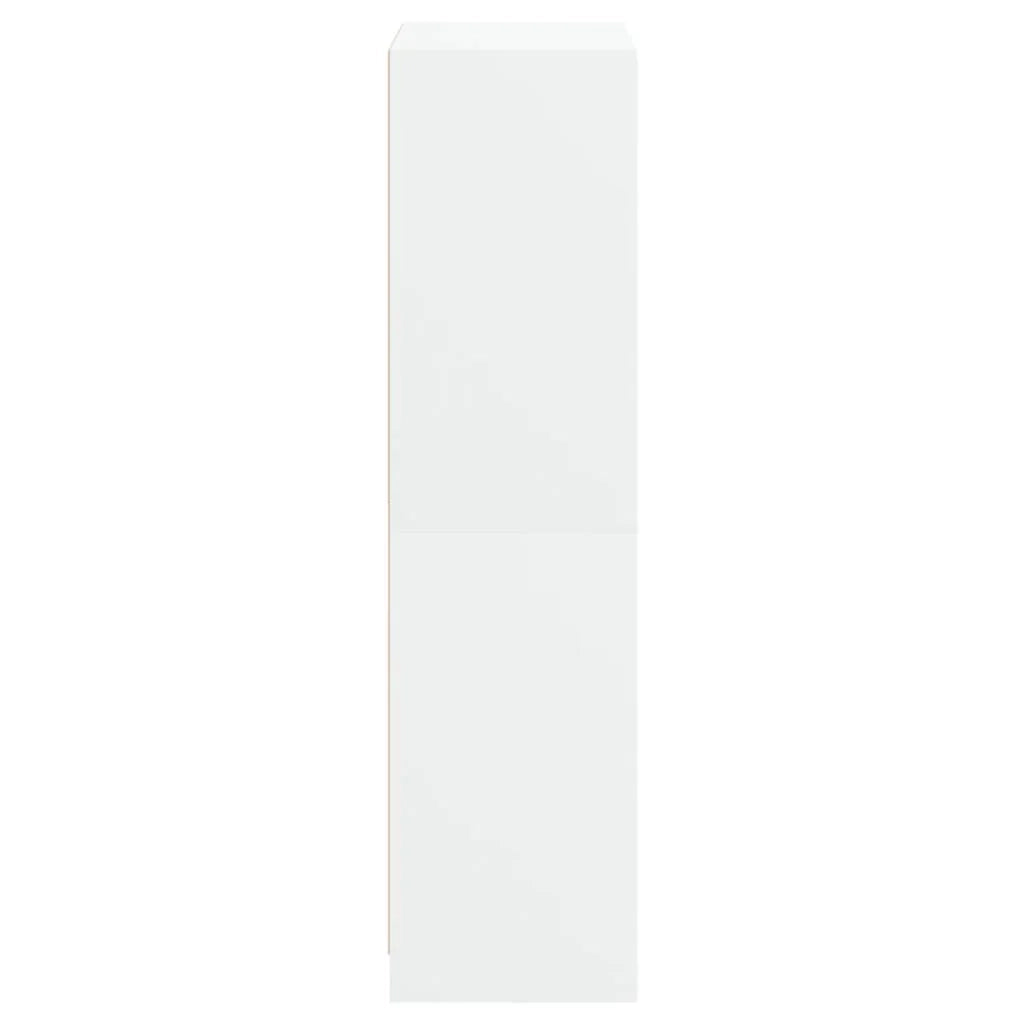 Buffet credenza cassettiera mobiletto mobile contenitore organizer cucina soggiorno salotto alto con ante 68 x 37 x 142 cm legno ingegnerizzato bianco 02_0032228