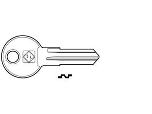 CHIAVI PER CILINDRI RENZ 5 SPINE PICCOLE- - REN1R SX - 20 pezzi SILCA