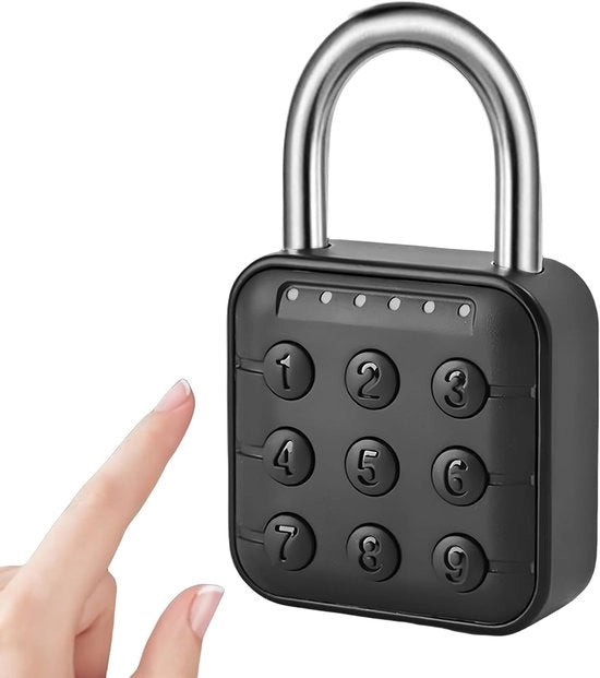 Combinatieslot perimetrale, 6 cifre, con codice numerico, IP67 impermeabile, adatto per cassetti, porte di cassetti, porte di cantiere, alimentato da batterie e supporta più codici.