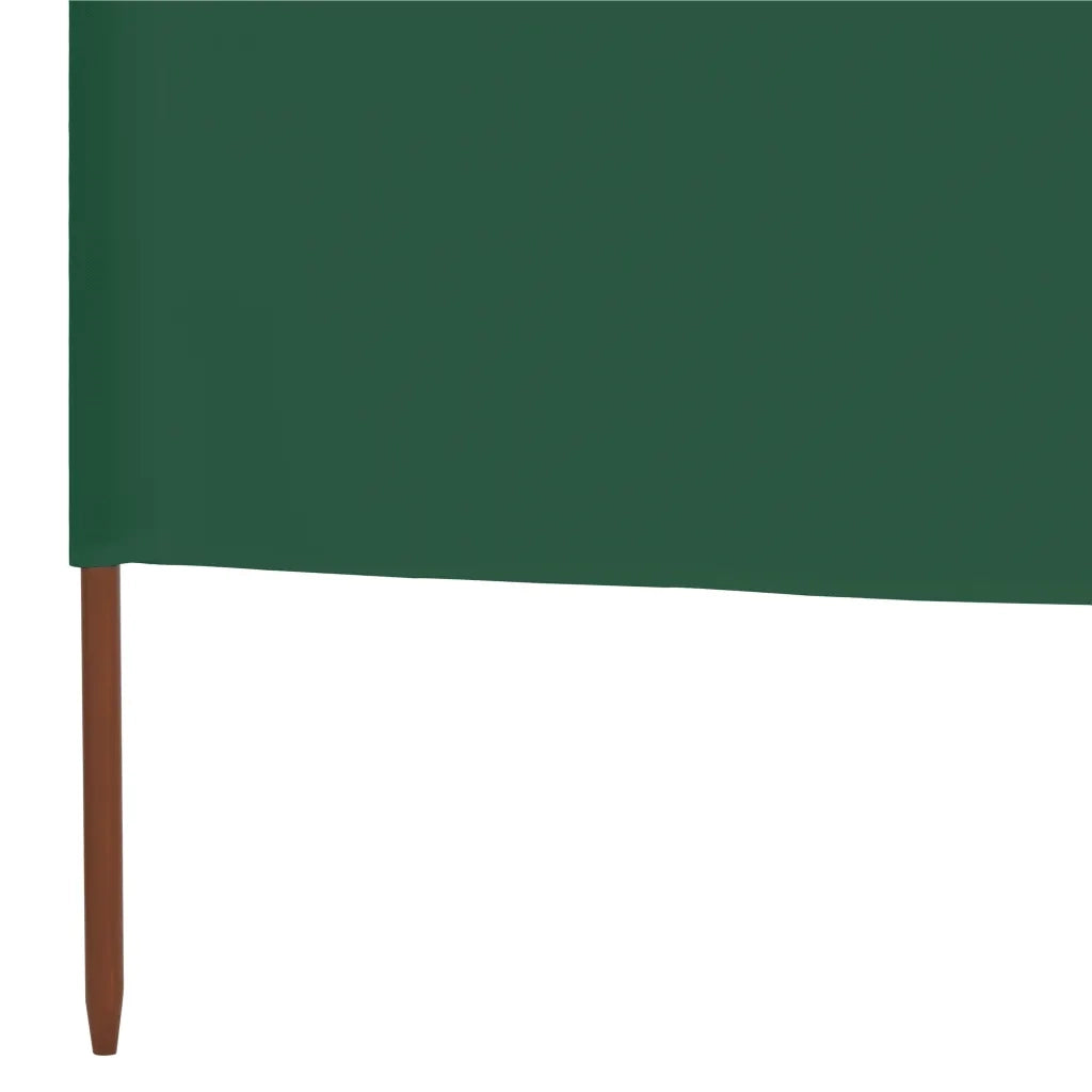 Paravento a 5 Pannelli in Tessuto 600x160 cm Verde CFW1672953
