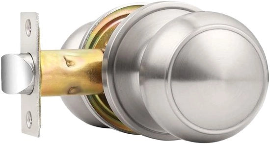 Chiusura a chiaveless per porte in acciaio inossidabile, invisibile, per porte interne, per porte di ingresso per parete posteriore di casa, chiusura a sfera per porta.