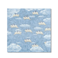 Quadro Animali Volanti Misure 80x80 cm