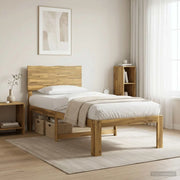 Letto Singolo con Testiera ROSTOCK Bianco 90 x 190 cm 903316