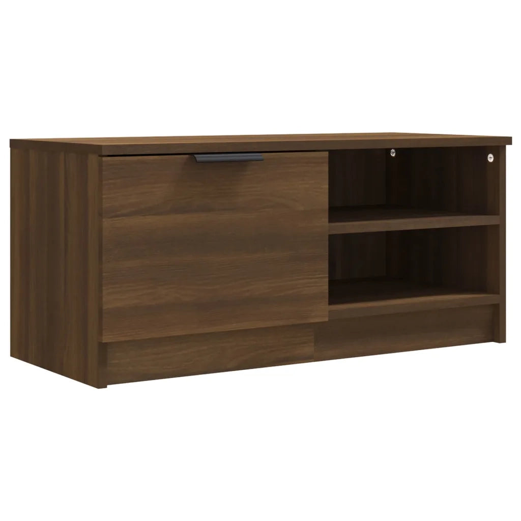 Mobili TV 2 pz Rovere Marrone 80x35x36,5cm in Legno Multistrato cod mxl 7556