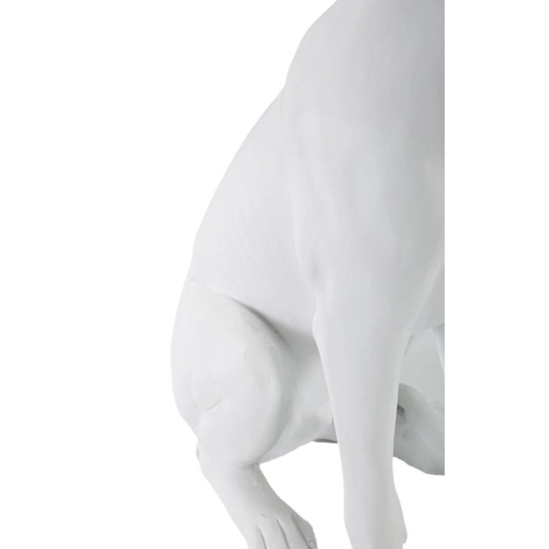 Cane Con Corona Bianco cm 20x12,5x33