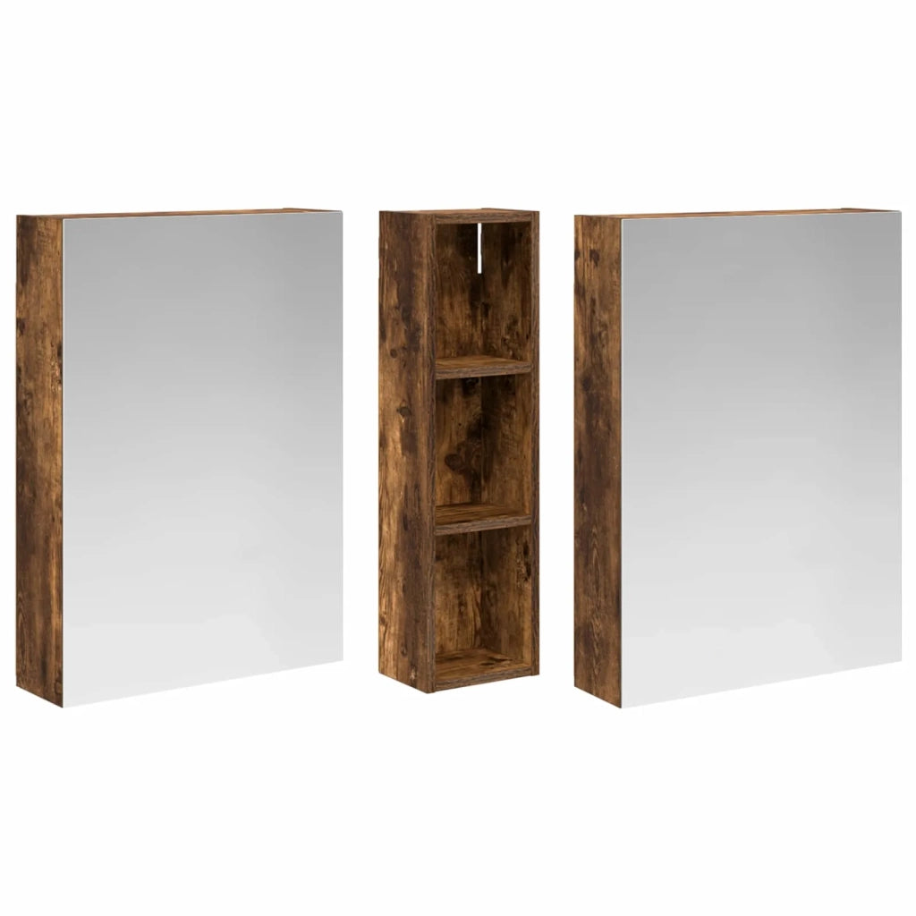 Set di Armadi da Bagno 3 pz 120 x 14,5 x 70 cm 3403748