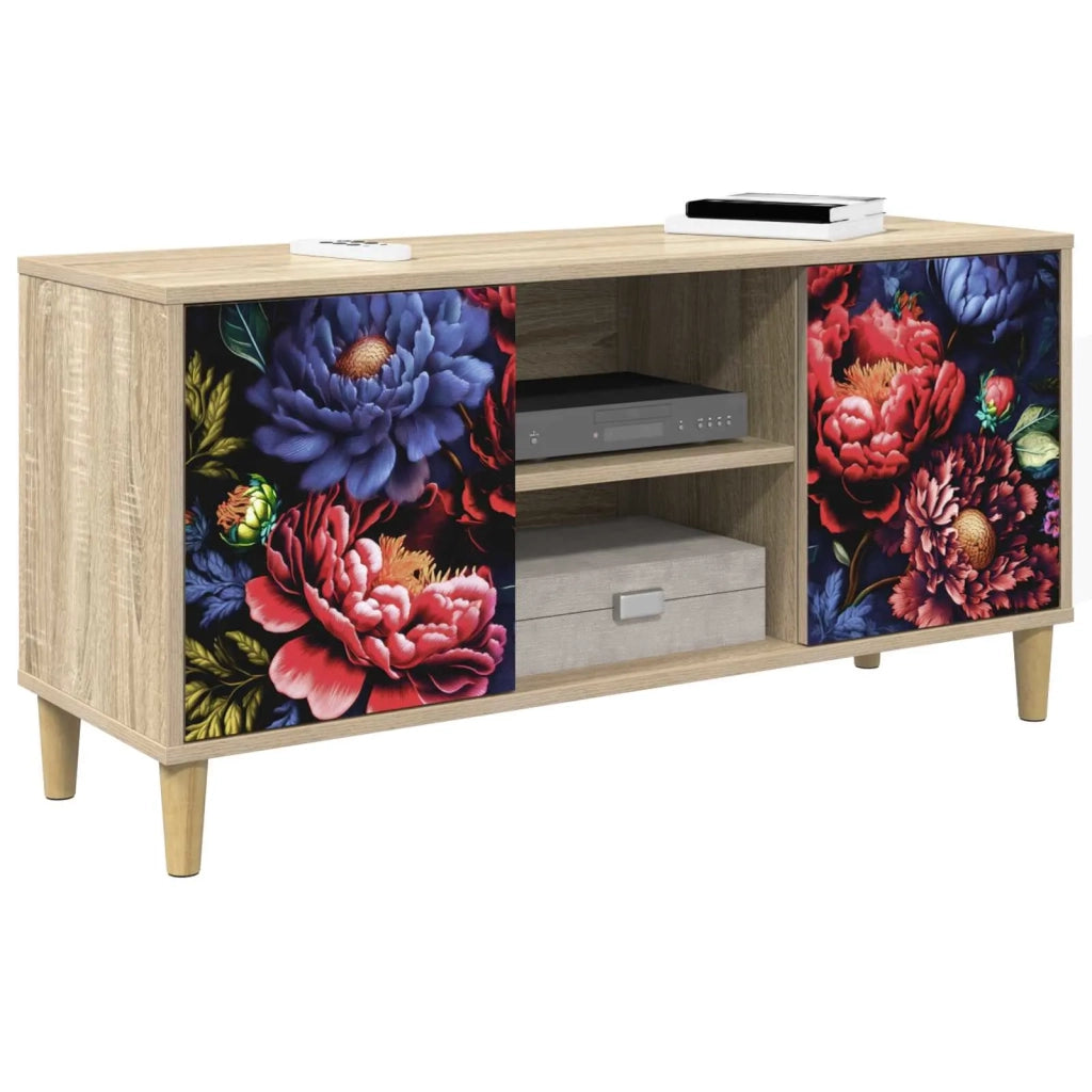 Mobile TV KIEL 102 x 33 x 50 cm Sonoma Legno ingegnerizzato 8007043