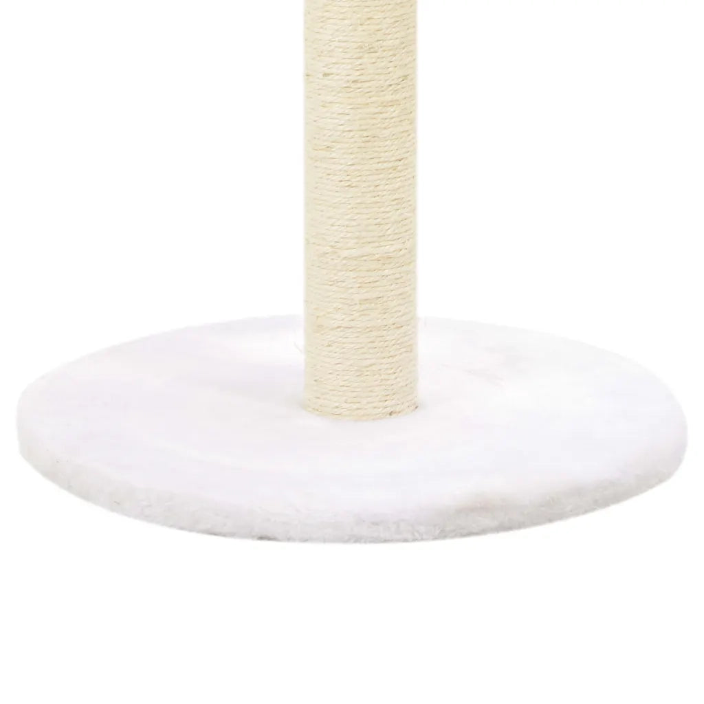 Albero per Gatti con Tiragraffi in Legno di Salice Naturale CFW8342573