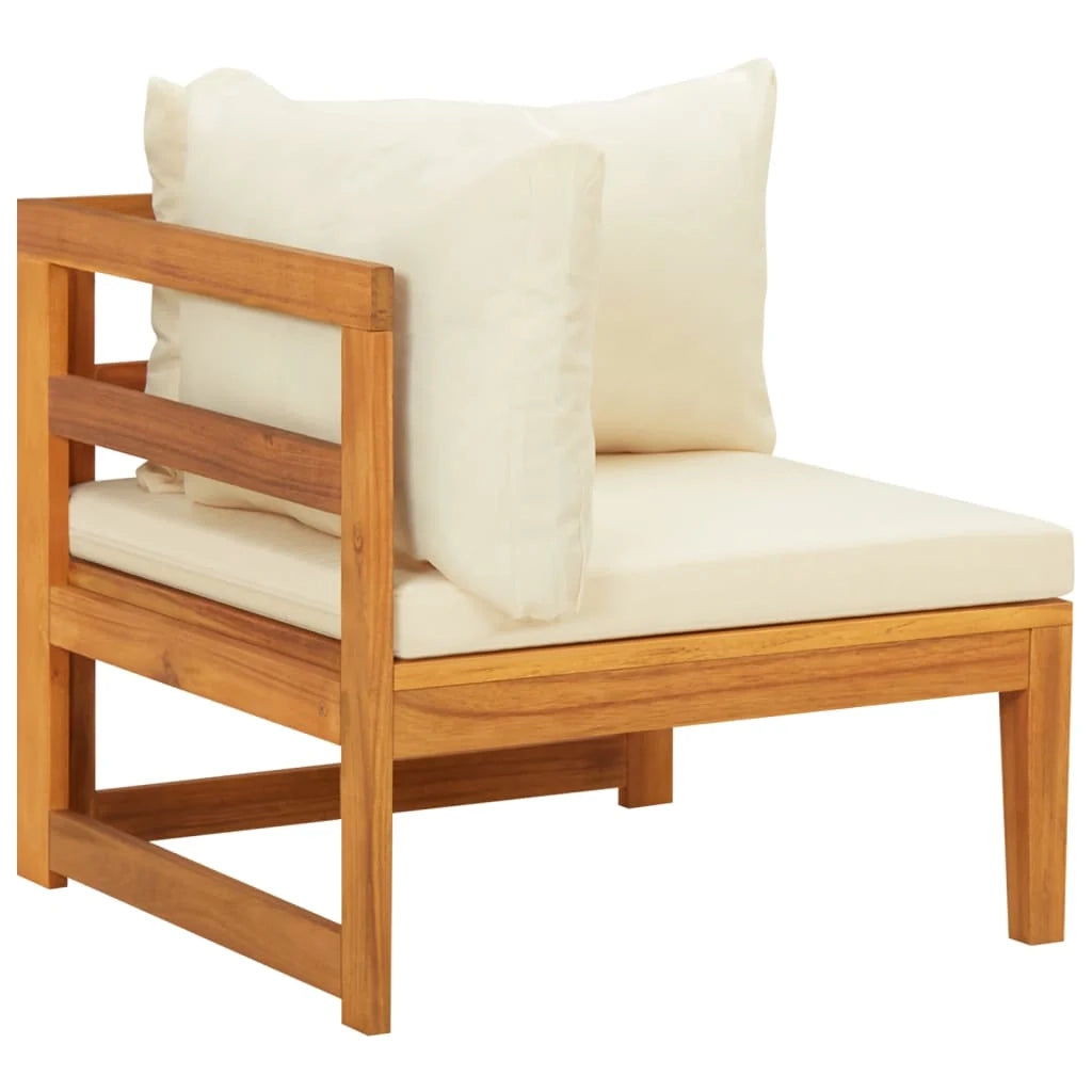 Set di mobili da giardino mobili da esterno 3 pezzi con cuscini bianco crema legno di acacia 02_0015923