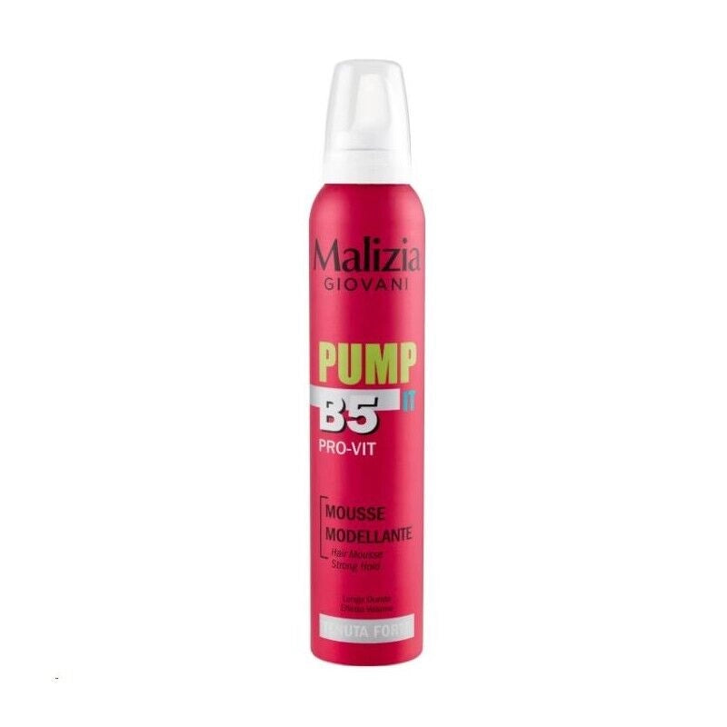 MALIZIA GIOVANI PUMP IT B5 PRO-VIT MOUSSE MODELLANTE TENUTA FORTE 200 ML