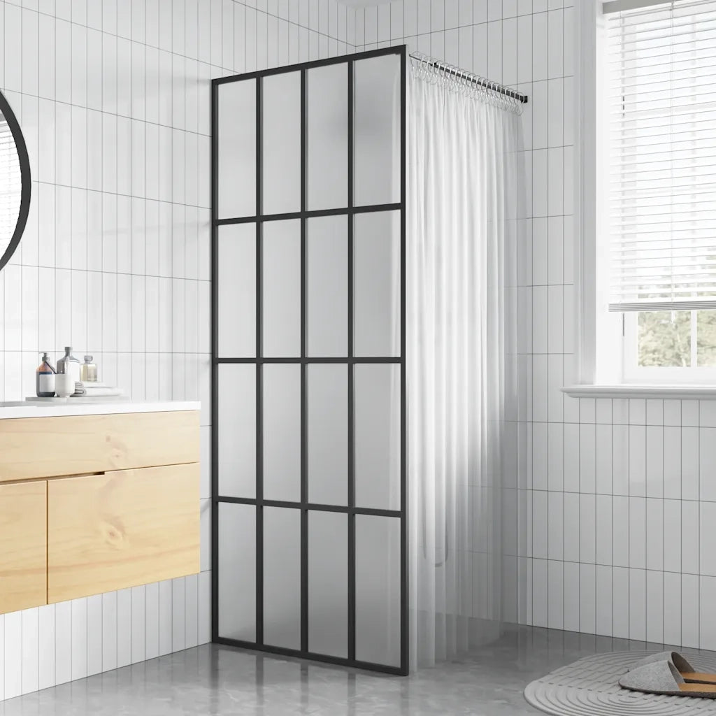 Cabina Doccia con Vetro Temperato Glassato 90x195 cm 145685