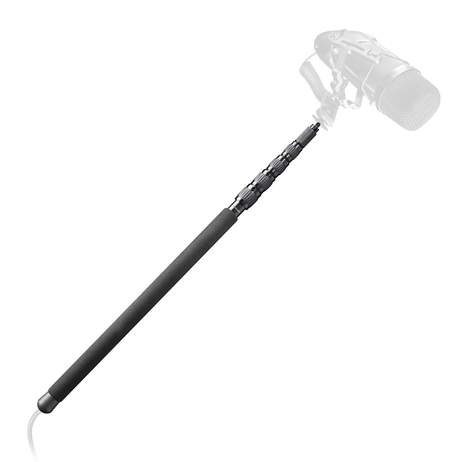 asta microfonica MicPipe (adatta per microfoni, lunghezza massima 3 m, inclusa guida per cavi da 7 mm al massimo)
