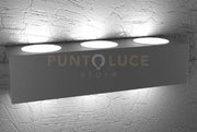 ECCENTRIC APPLIQUE 6 LUCI BIEMISSIONE GRIGIO ANTRACITE 1156-A6-GA