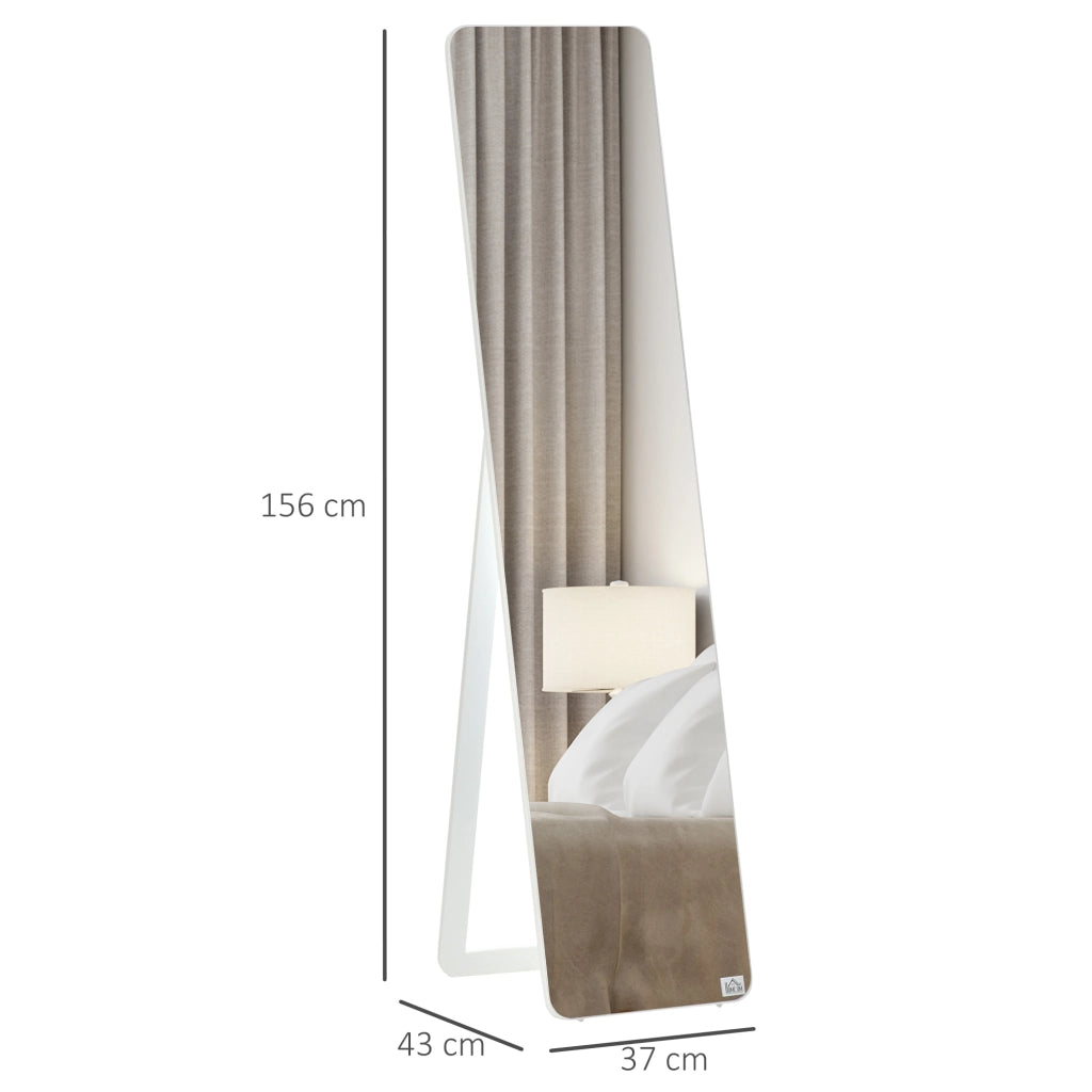 Specchio a Pieno Corpo ¨C zephmum ¨C 37x43x156 cm Bianco