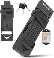Vouwslot per e-bike, scooter, MTB, trekkingfiets, racefiets, motor, 100 cm, alta sicurezza con supporto e 3 chiavi, per e-bike, scooter, MTB, trekking, race e motocicletta