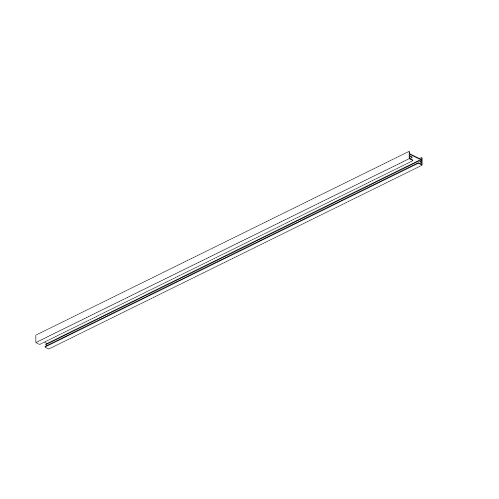 Binario Mono 100Cm Bianco Serie Mono
