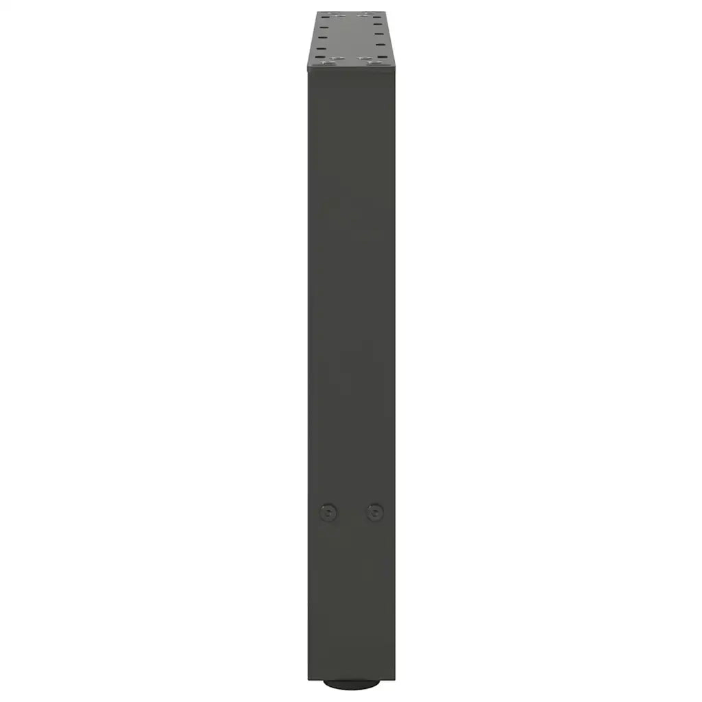 Gambe per Tavolino da Caffè Antracite 2 pz 60x(42-43) cm Acciaio 4013286