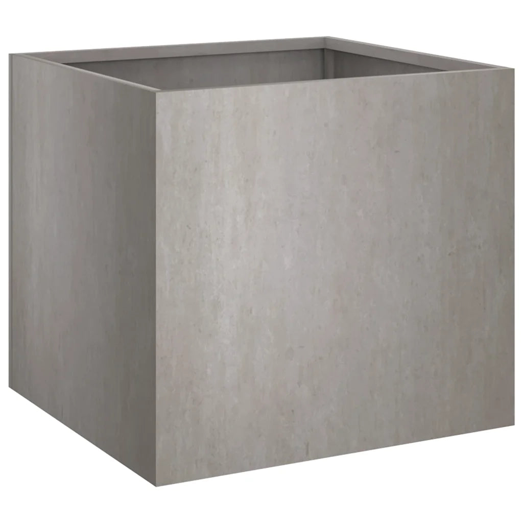 2 pz Fioriere | Cassetta per fiori | Vaso 32x30x29 cm Acciaio Corten
