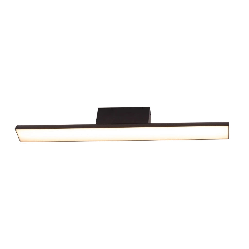 Plafoniera/applique LED TAMPA Maxlight nera 60cm 6W IP44