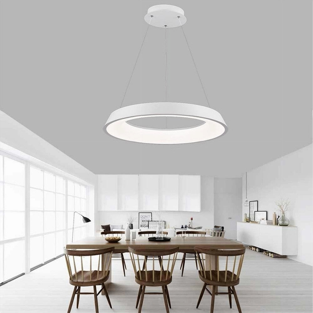 Trade Shop - Lampadario Led 43w Tre Colorazioni Luce Lampada Da Soffitto Ultra Moderno A71-3c -
