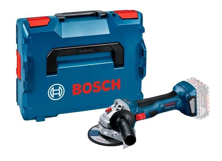 Bosch Professional 06019H9002 GWS 18V-7 Smerigliatrice Angolare a Batteria Brushless 125 mm 18V 11000 rpm con L-BOXX 136