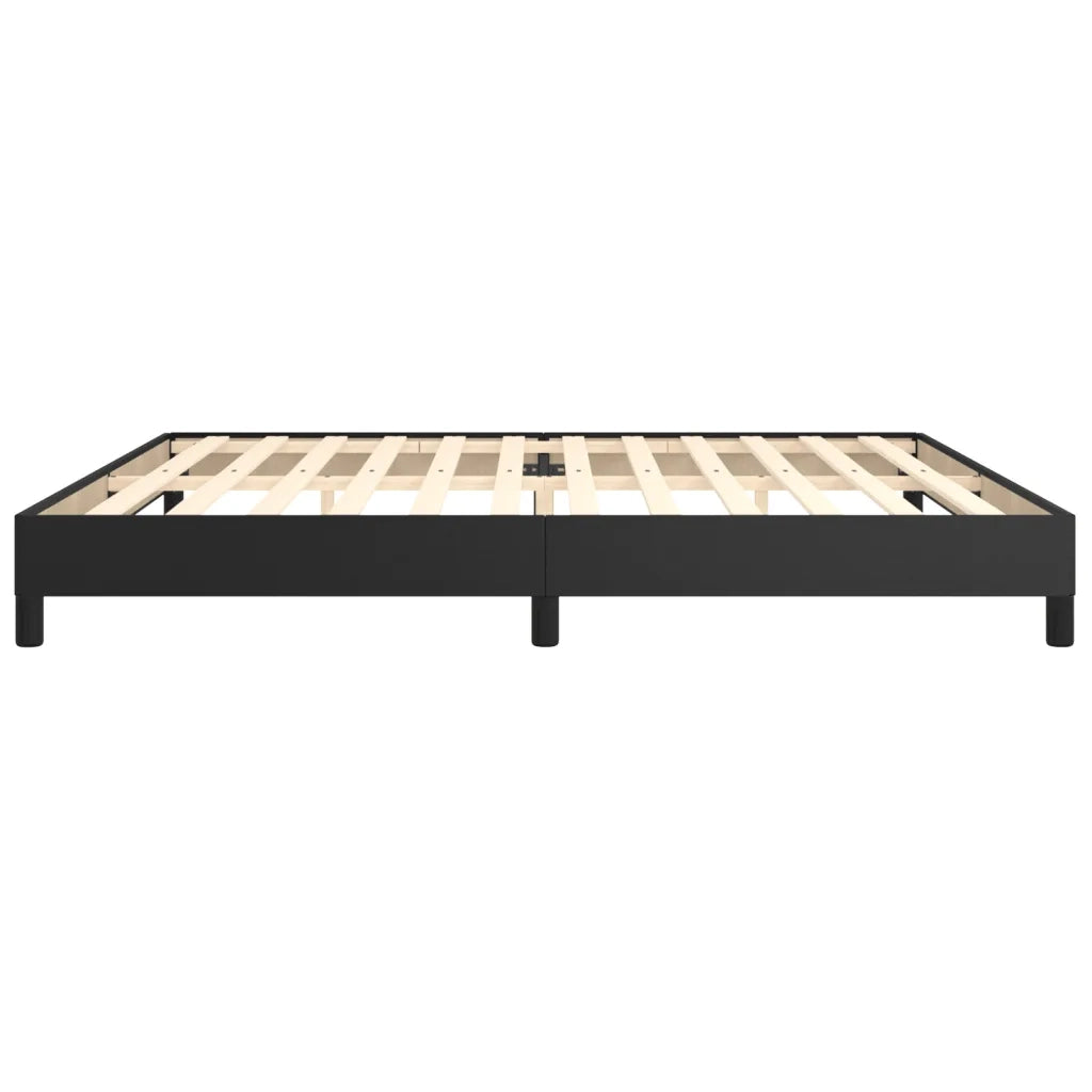 Giroletto-Struttura Letto Nero 200x200 cm in Similpelle 608241