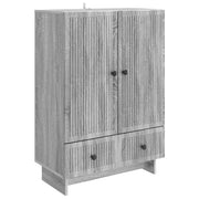 Credenza Sonoma grigia 66 x 34,5 x 95 cm Legno ingegnerizzato