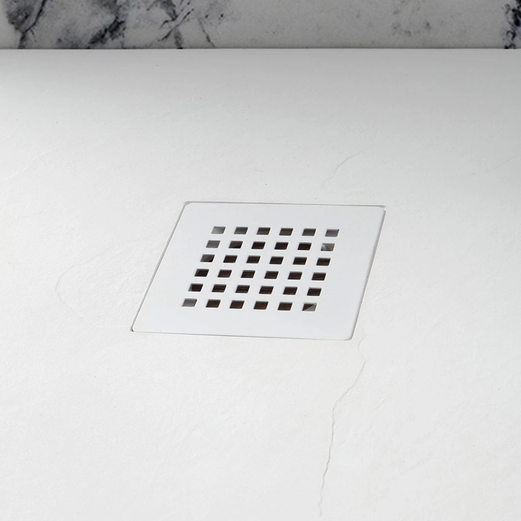 Piatto doccia 90x90 in resina bianco