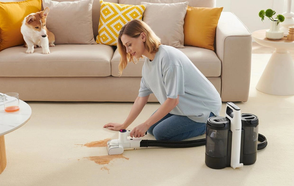 Tineco Carpet One Spot macchina per pulire il tappeto Portatile Nero, Bianco