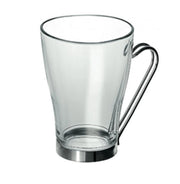 Set 6 Bicchieri Tazze Cappuccino Latte Oslo in Vetro 32 cl Borgonovo