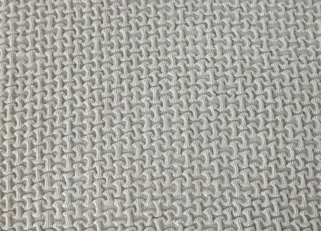 Copridivano Con Penisola Chaise Longue Tinta Unita Panna Mod Capri - Destra - Panna