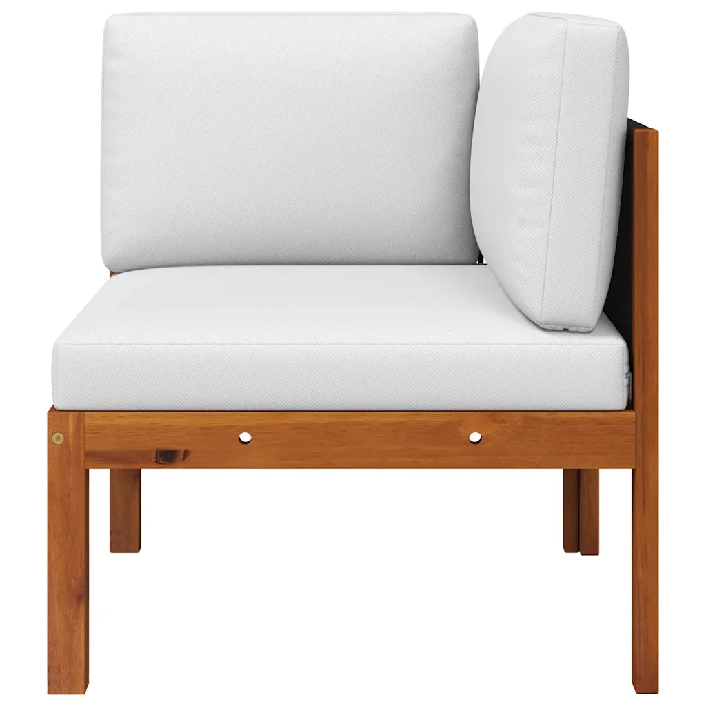 Divani ad Angolo da Giardino 2pz con Cuscini Massello di Acaciacod mxl 70834