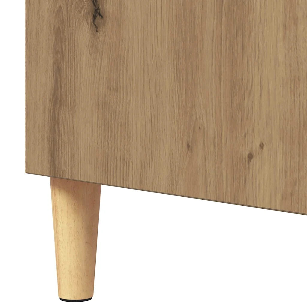 vidaXL Credenza rovere artigianale 57 x 35 x 89.5 cm Legno multistrato
