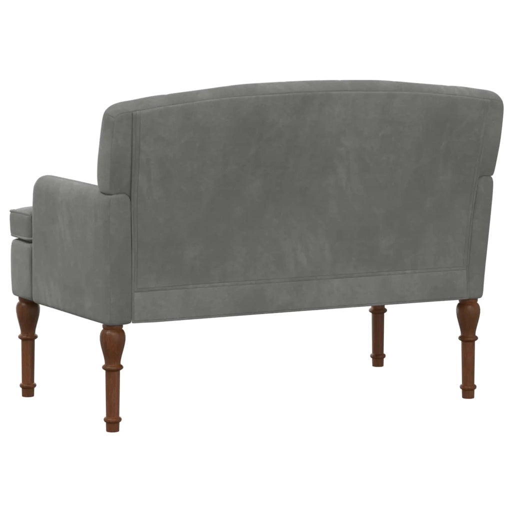 Loveseat con bottoni imbottiti Grigio Scuro 111 x 65 x 79 cm 42041844