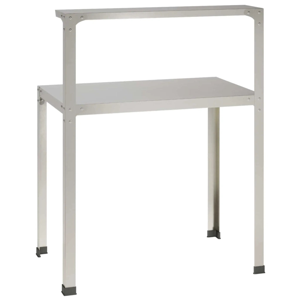 Tavolo da rinvaso 80 x 50 x 104 cm Acciaio Inox Argento 8014908