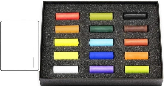 Set di Pastelli - Sticchi Secchi 1/2 - 15 pezzi Selezione Generale - Importazione Francese