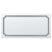 Specchio da muro rettangolare con LED 120 x 60 cm stile moderno contemporaneo bagno illuminazione