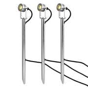 Kit faretti da esterno LED 12V IP54 Spennymoor Garden Zone